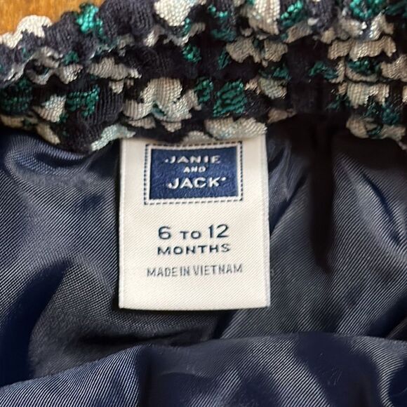 Janie and Jack skirt size 6 to 12 months blue Floral Skirt Easter Spring Summer - Picture 2 of 4